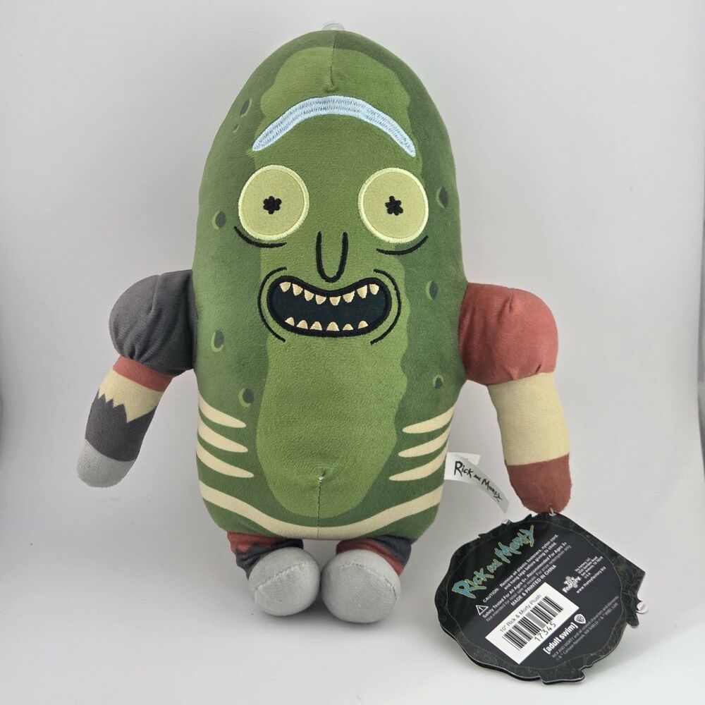 12” Pickle Rick Exo Suit Rick And Morty Soft Plush Official Licensed Toy NEW TAG